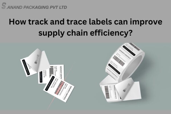 How track and trace labels can improve supply chain efficiency